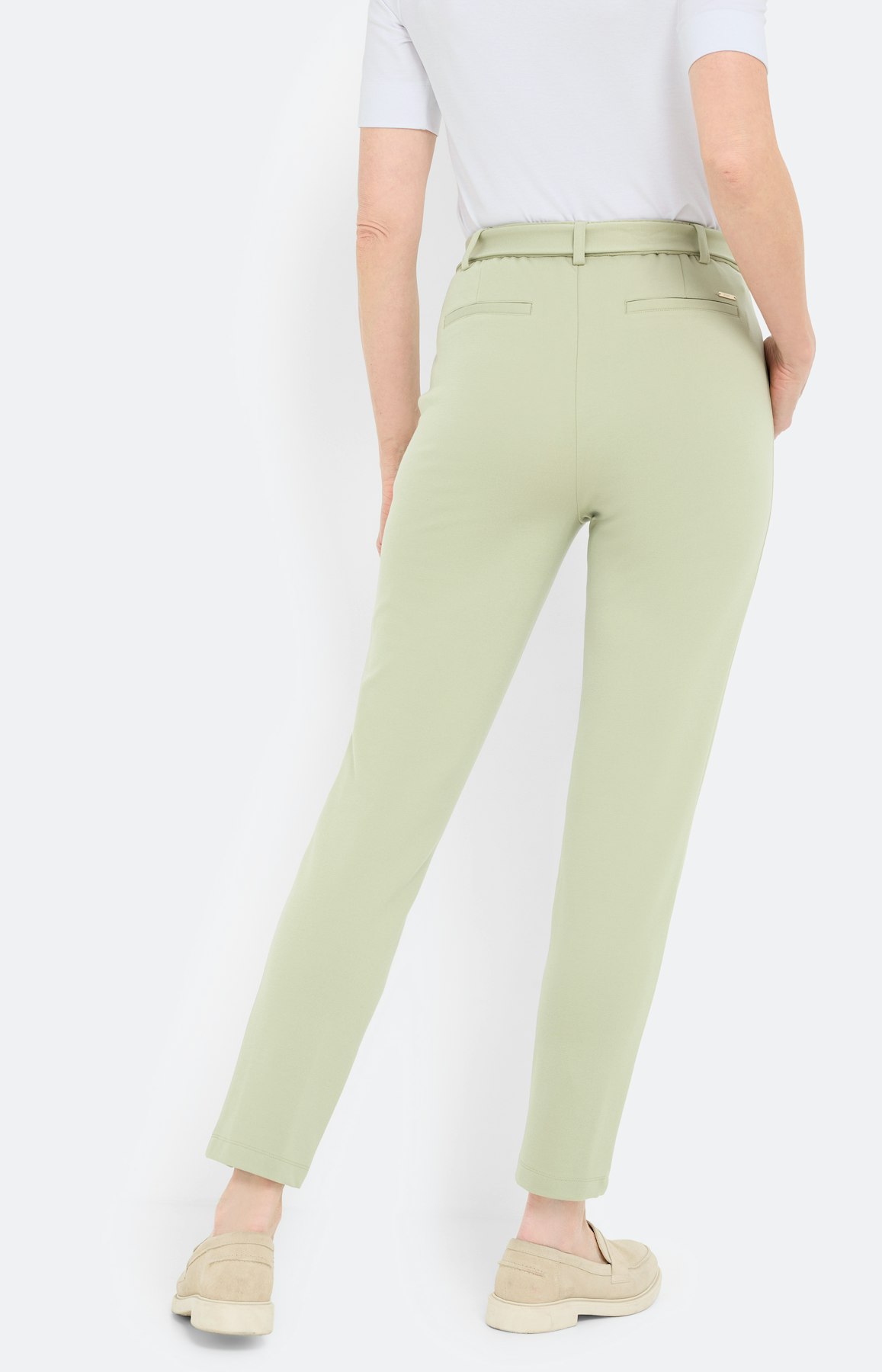 Jogger met bindstrik 30 inch, pistache