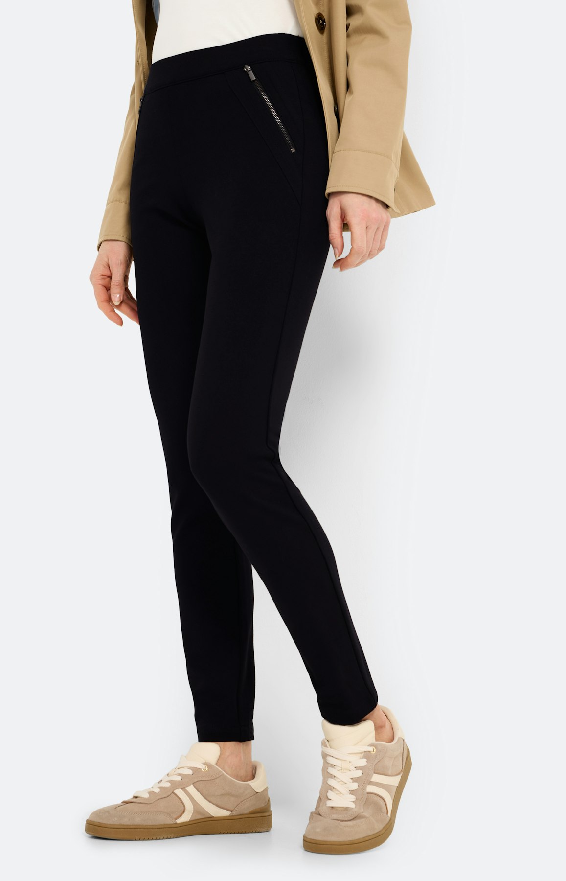 Broek met elastische band 28inch, marine