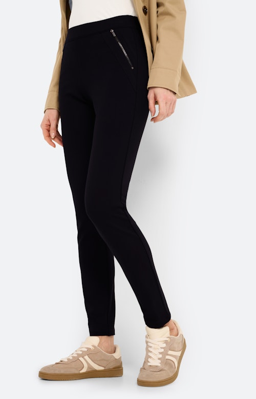 Broek met elastische band 28inch, marine