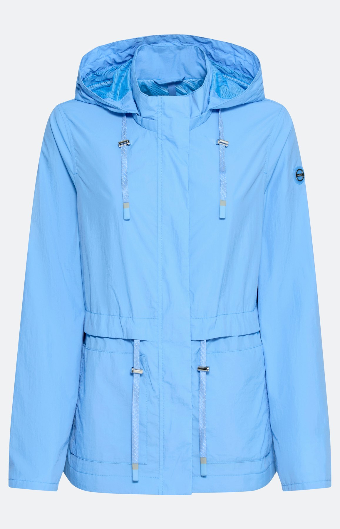 Jas met rijgkoord, lichtblauw