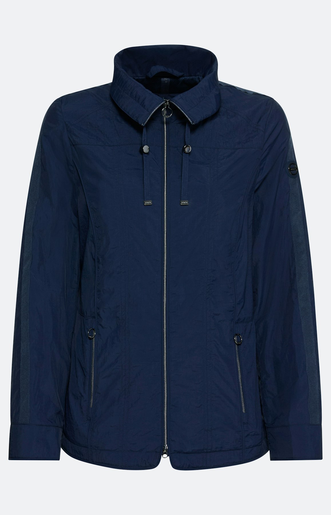 Jas met siernaden, marine