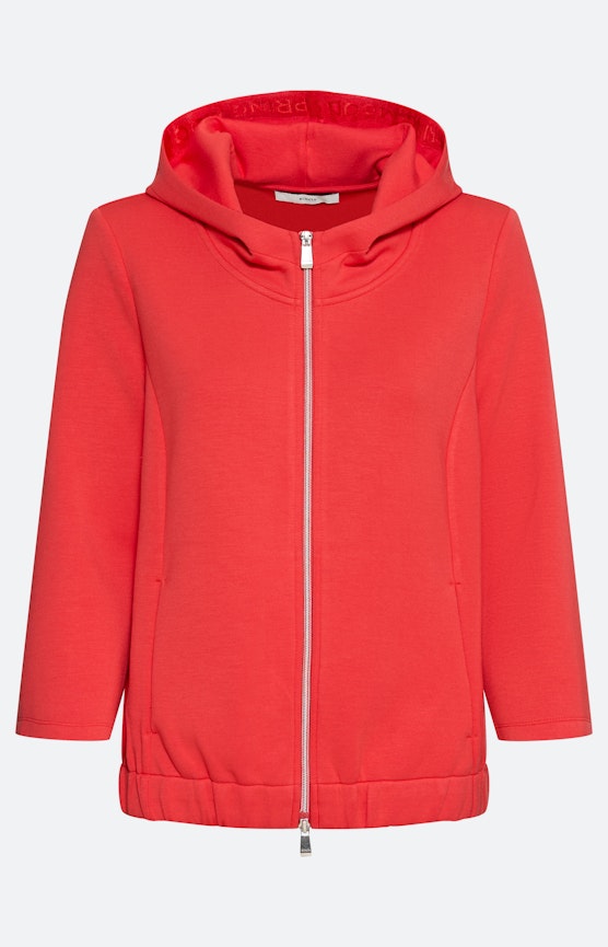 Sweatvest van scuba, rood