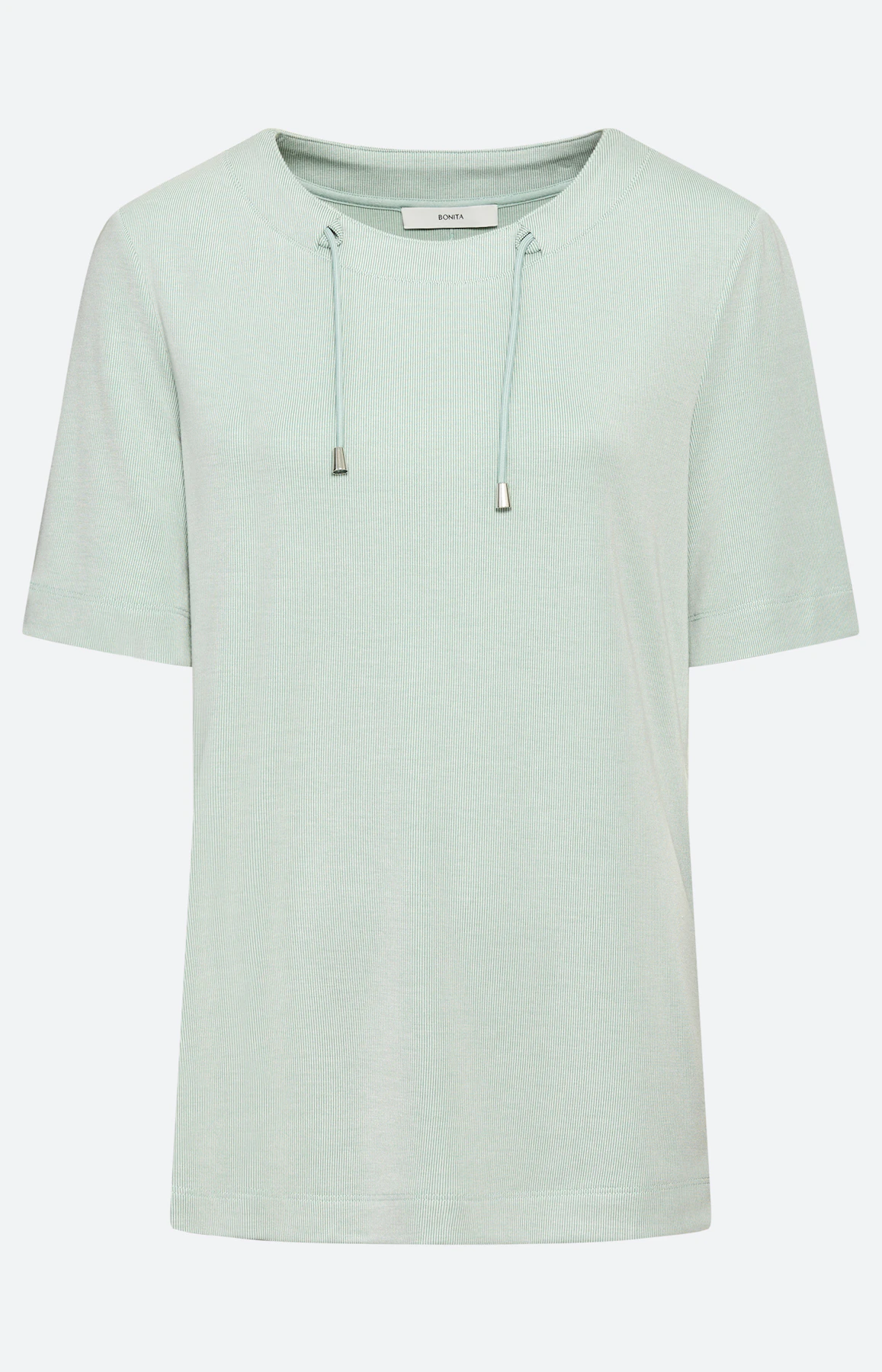 Sweatshirt met streepdessin, mint