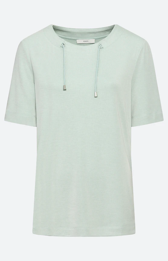 Sweatshirt met streepdessin, mint