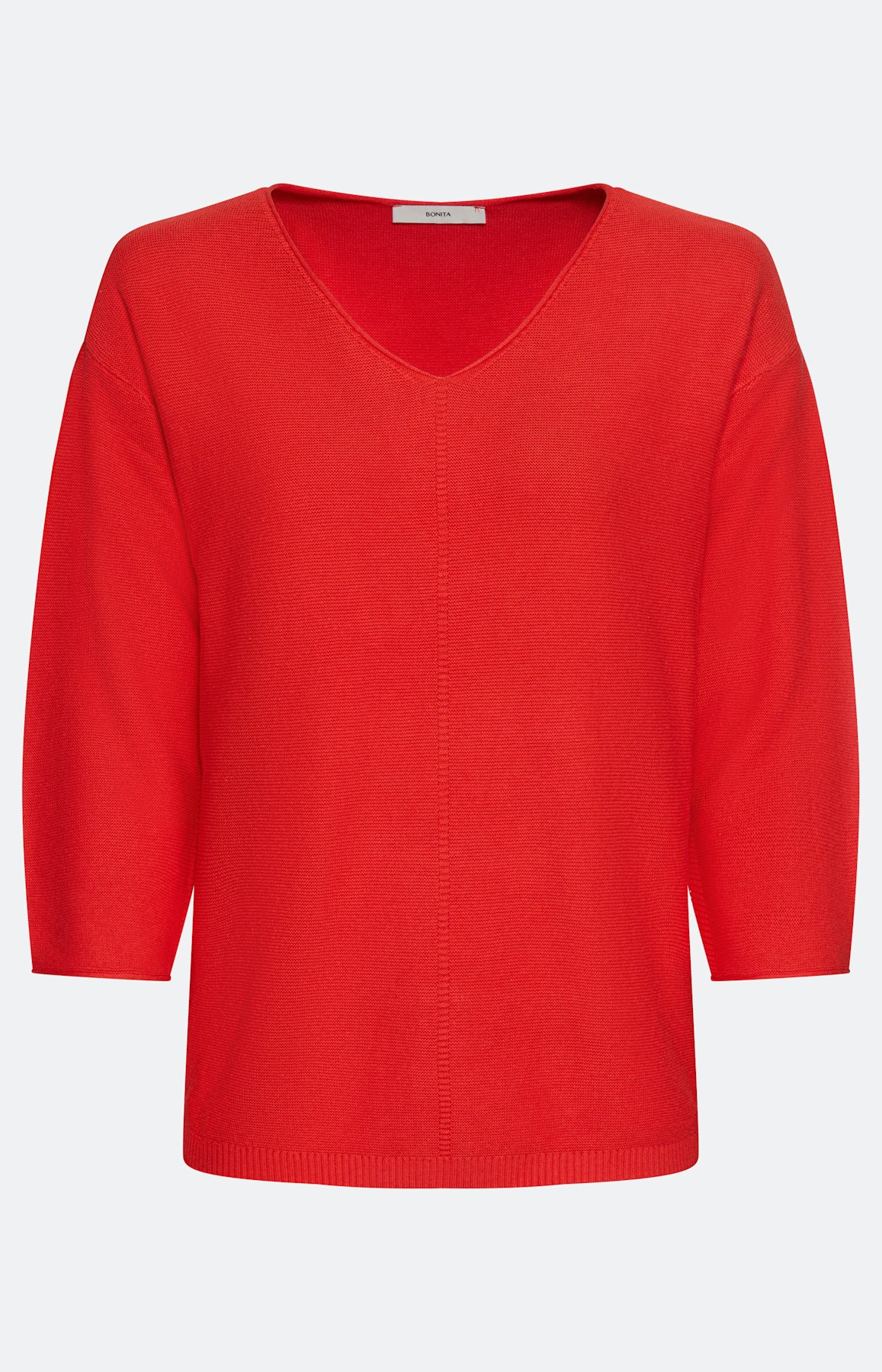 Trui in averechtbreisel, rood