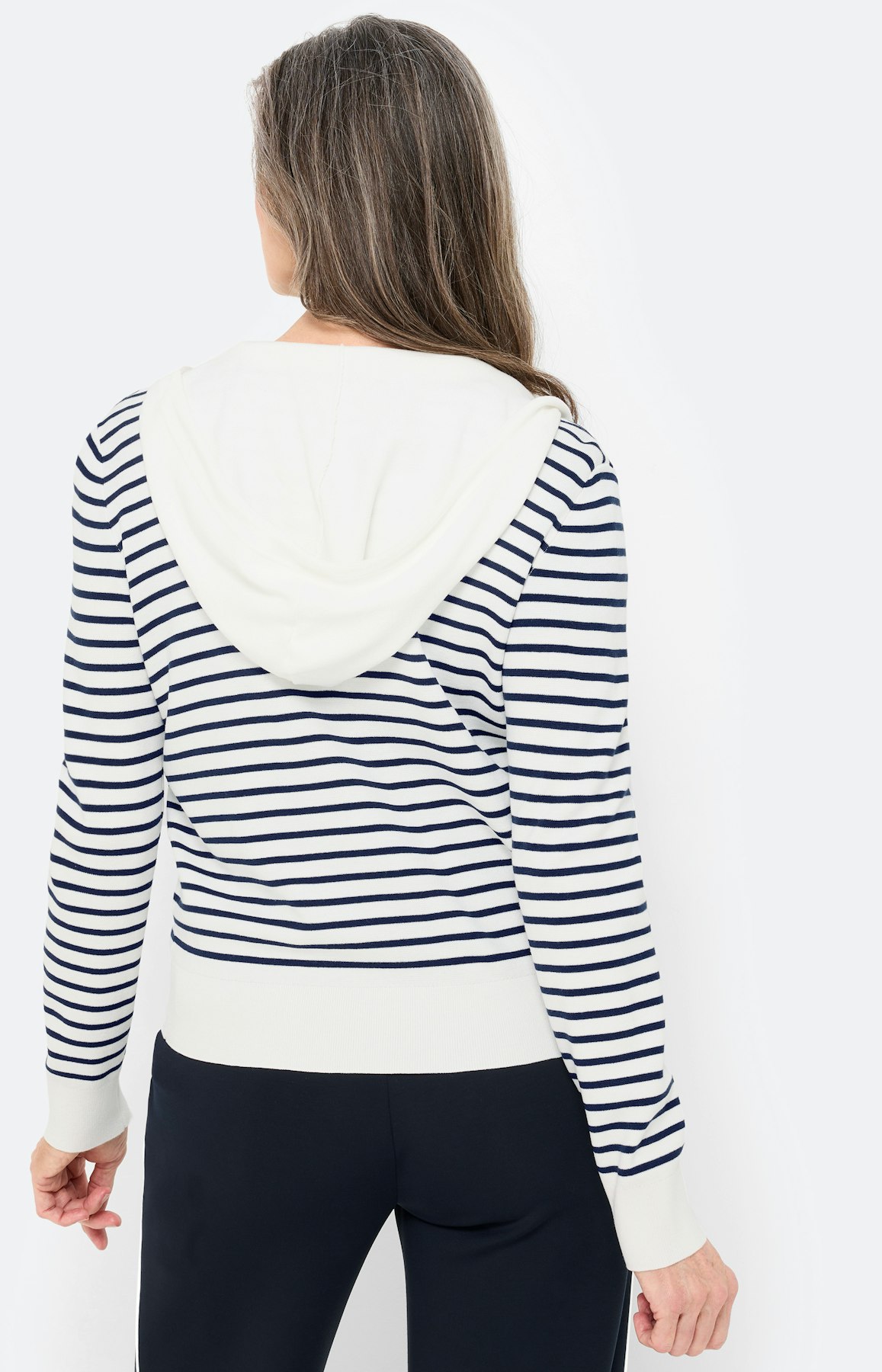 Cardigan met capuchon, wit