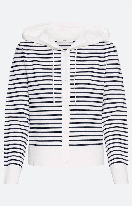 Cardigan met capuchon, wit