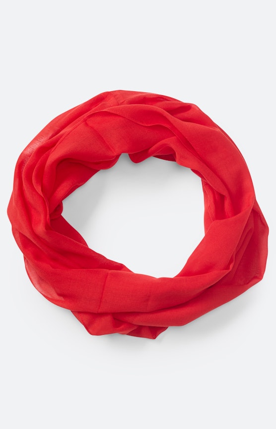 Sjaal in coldesign, rood