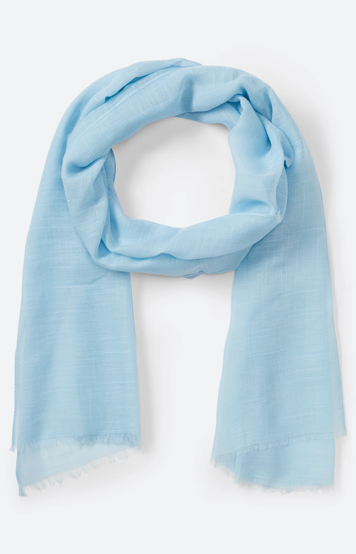 Sjaal met fijne structuur, zachtblauw