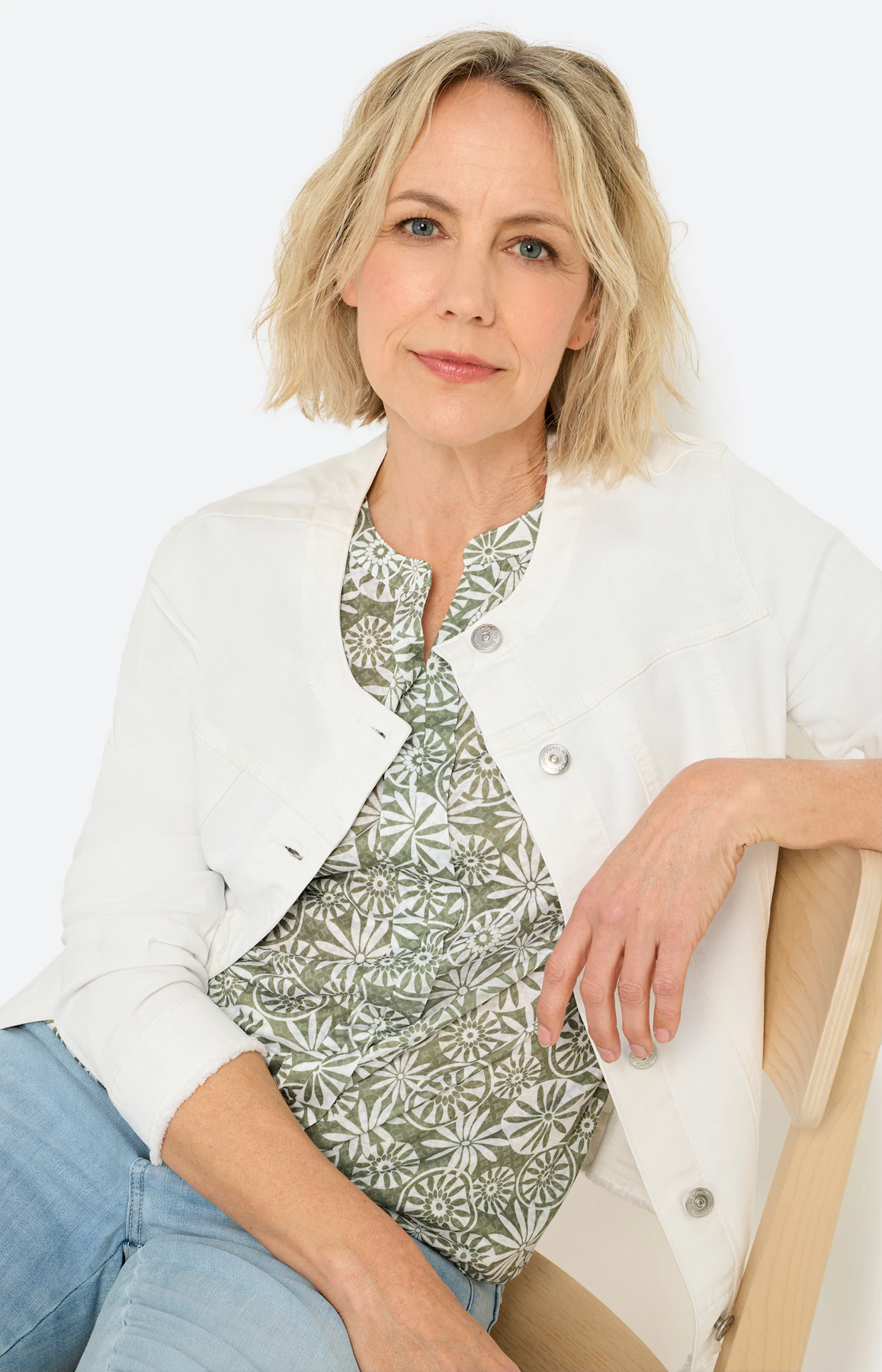 T-shirt met burnout-effect, donkergroen