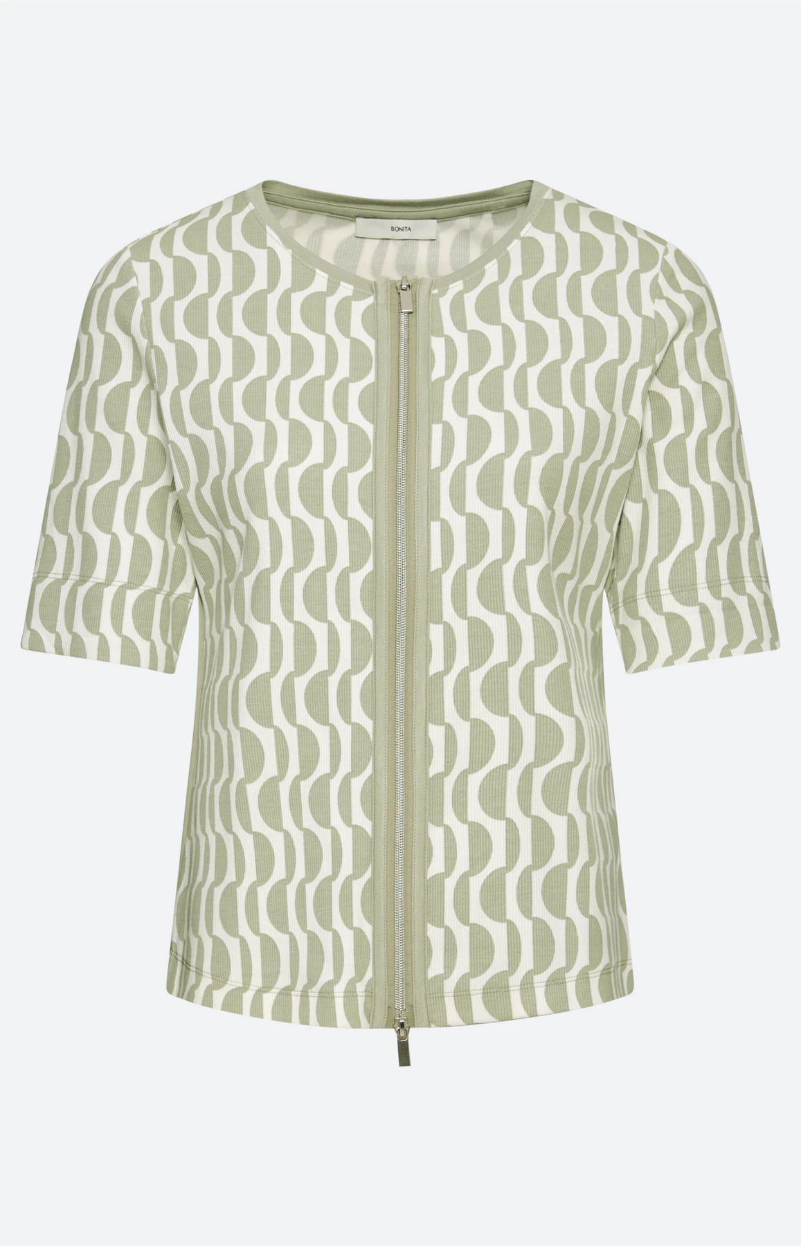 Twinset jasje met print, grasgroen