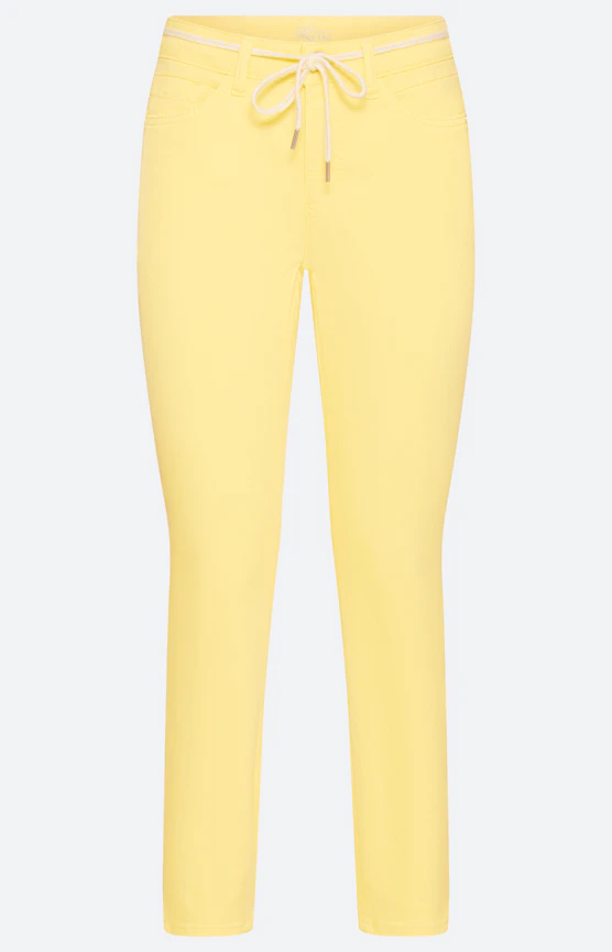 Jeans im Slim Fit 26Inch, gelb