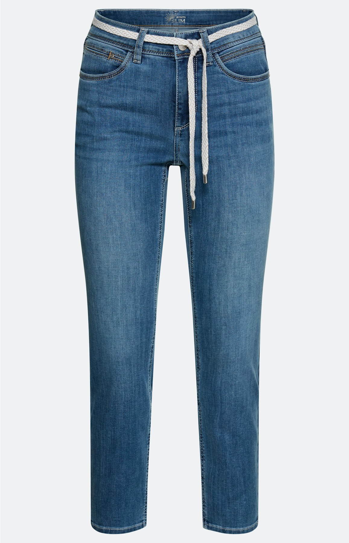 Jeans in slim fit 26 inch, blauw