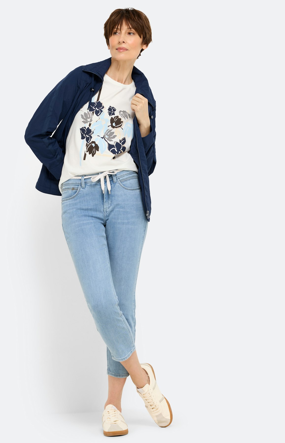 Jeans in slim fit 26 inch, lichtblauw