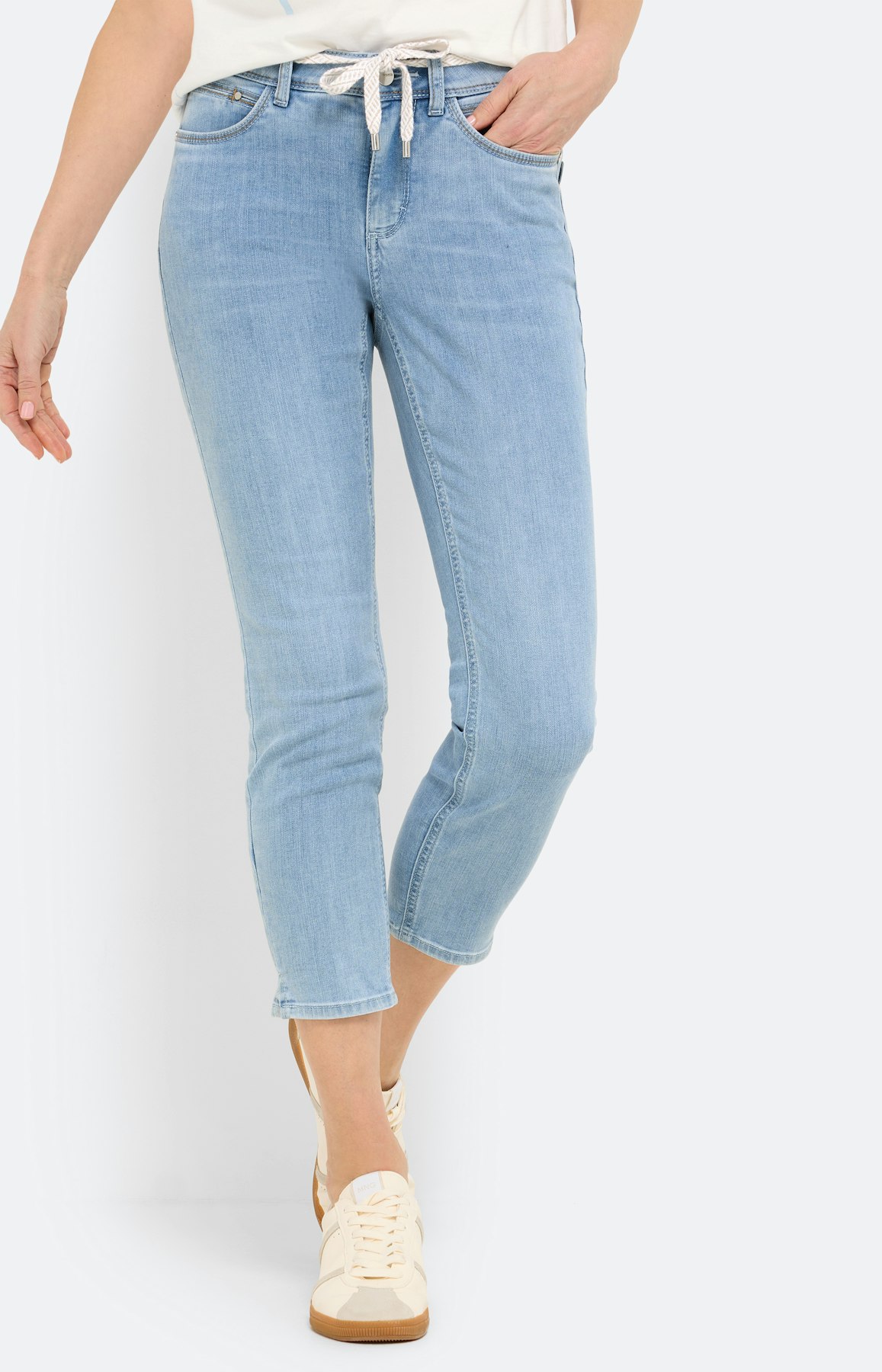 Jeans in slim fit 26 inch, lichtblauw