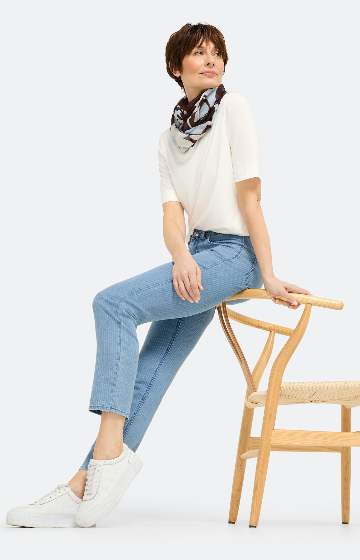 Jeans in regular fit 30 inch, blauw