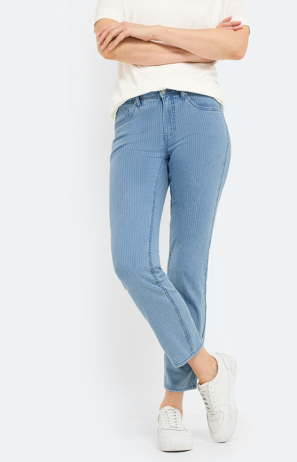 Jeans in regular fit 30 inch, blauw