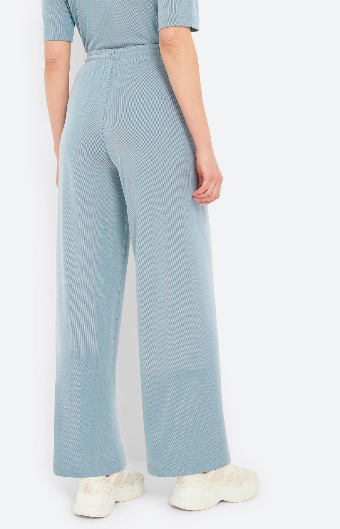 Marlene-broek, sweatstof 30 inch, petrol