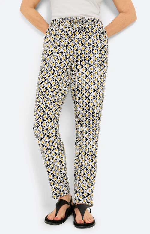 Jogger, elastische band 28 inch, olijf