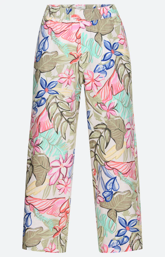 Culotte van linnen 24 inch, zandkleur