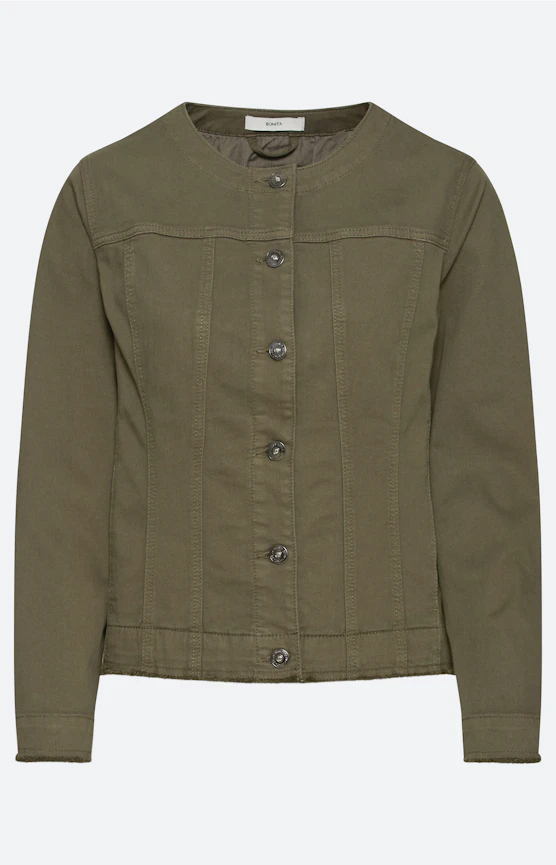 Blazer aus Denim, dunkelgrün