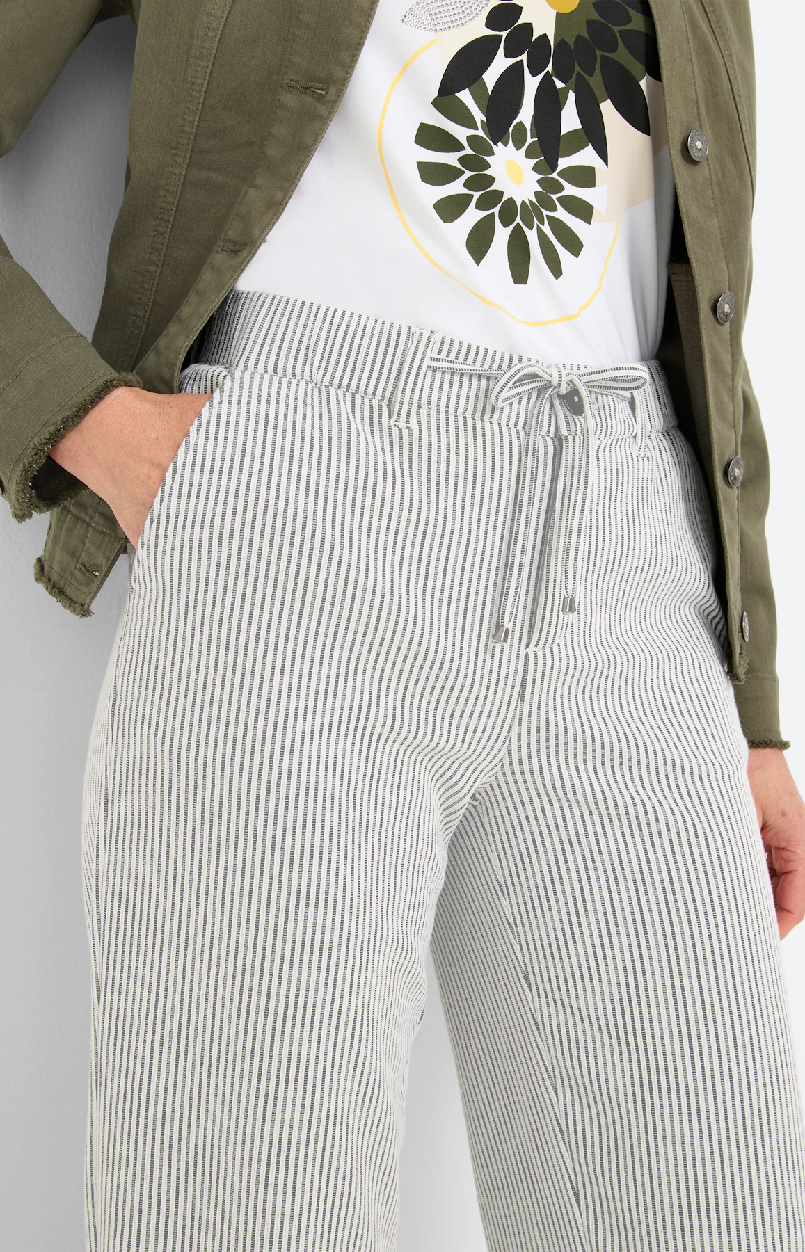 Culotte van jersey 24 inch, zwart