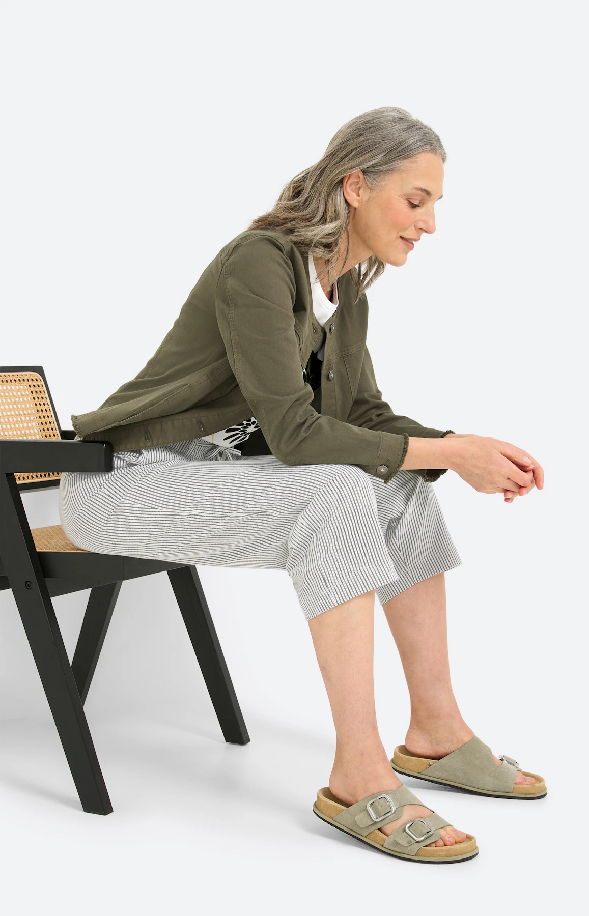 Culotte van jersey 24 inch, zwart