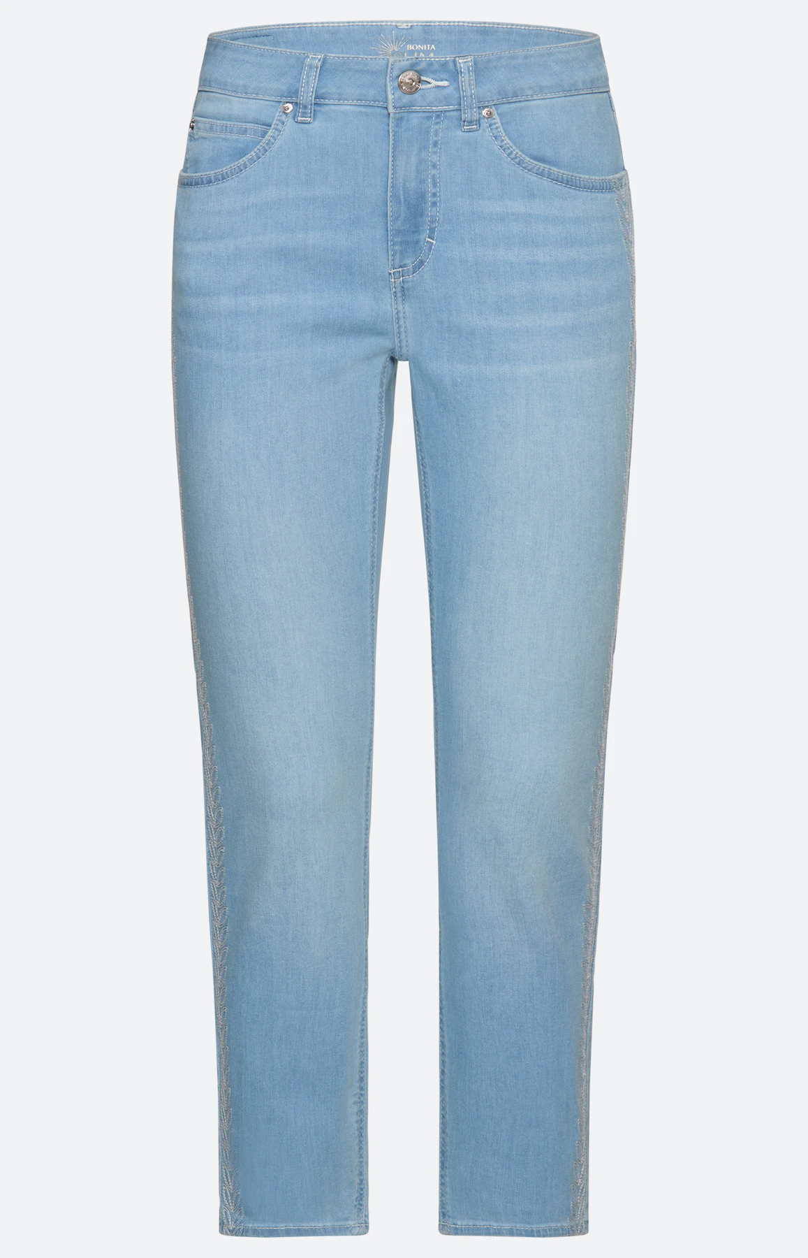 Jeans in slim fit 26 inch, mid stone
