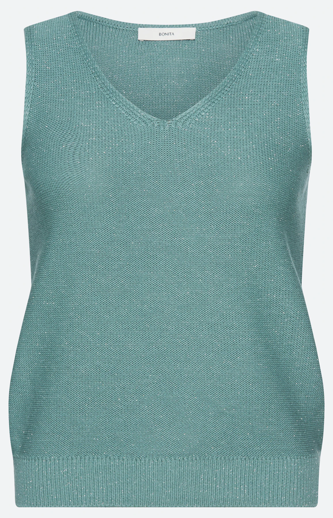 Top in tricotkwaliteit, aqua