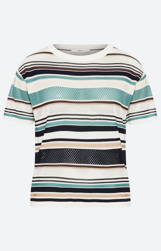 Trui met streepdessin, multicolour