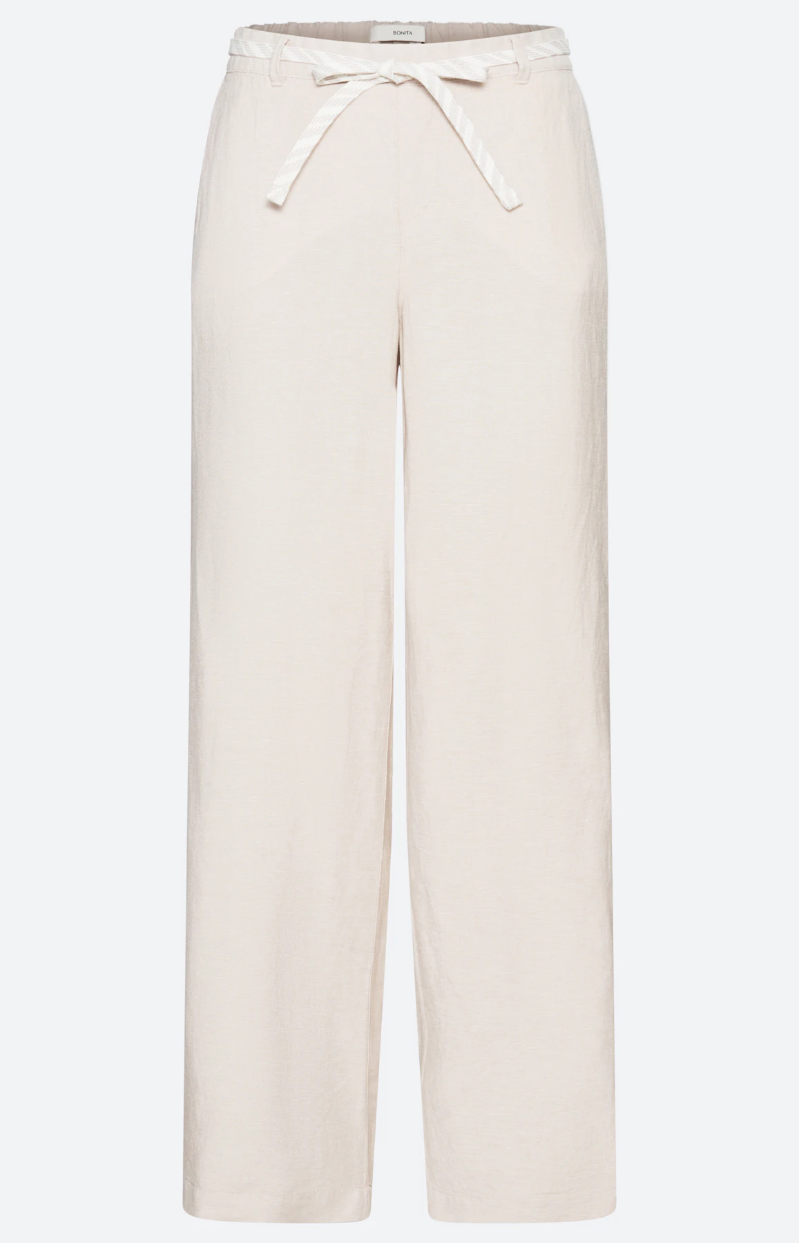 Marlene-broek van linnen, beige