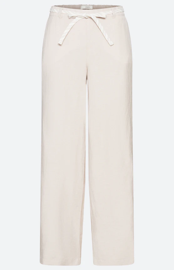 Marlenehose aus Leinen, beige
