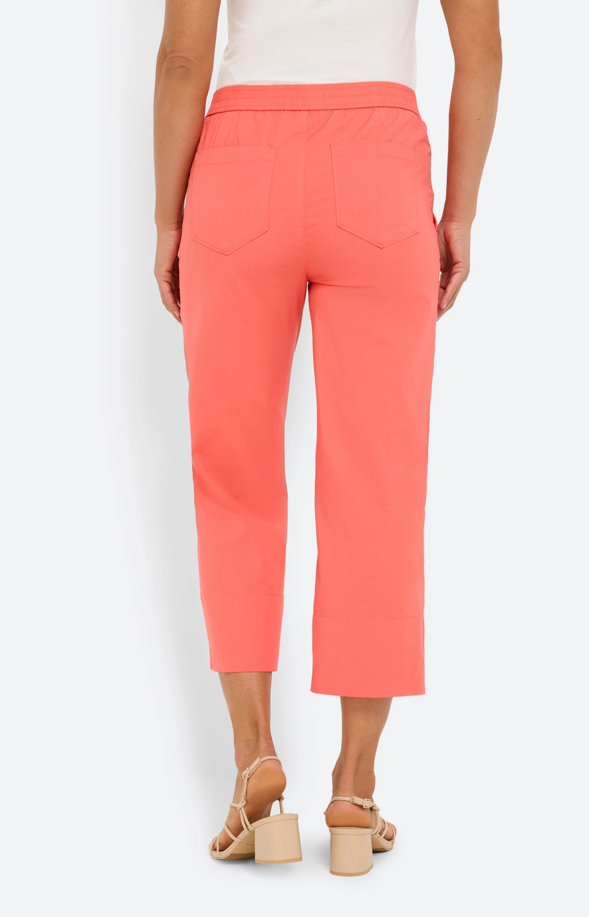 Culotte van papertouch, koraal