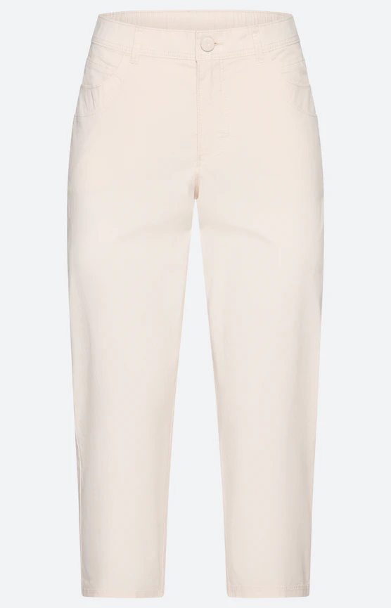 Caprihose aus Papertouch, sand