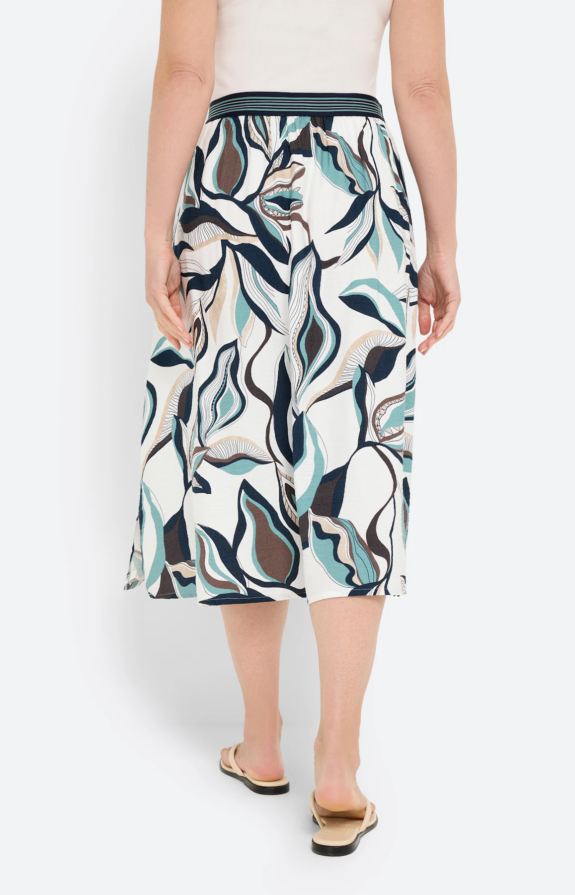 Rok met steekzakken, wit
