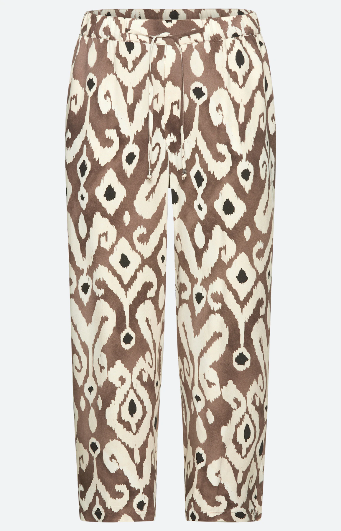 Culotte met print all-over, bruin