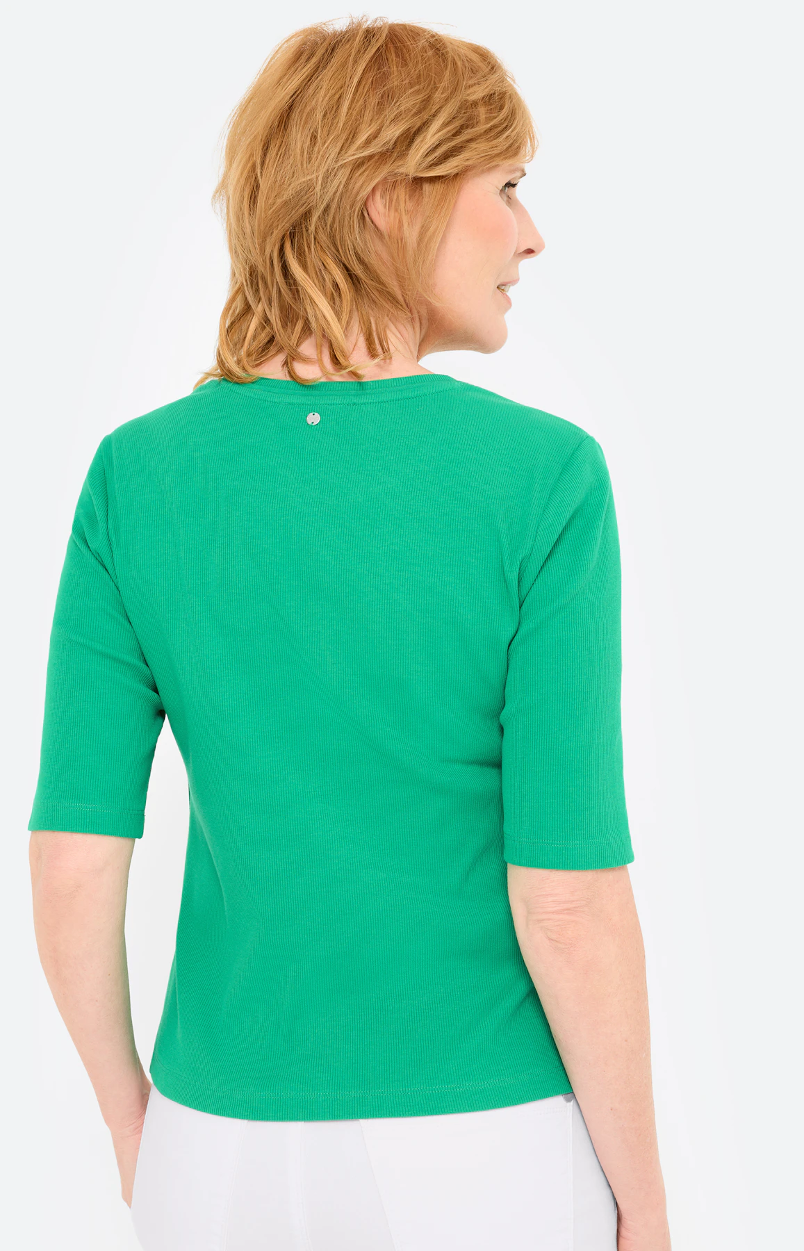 Jerseyjasje met een rits, felgroen