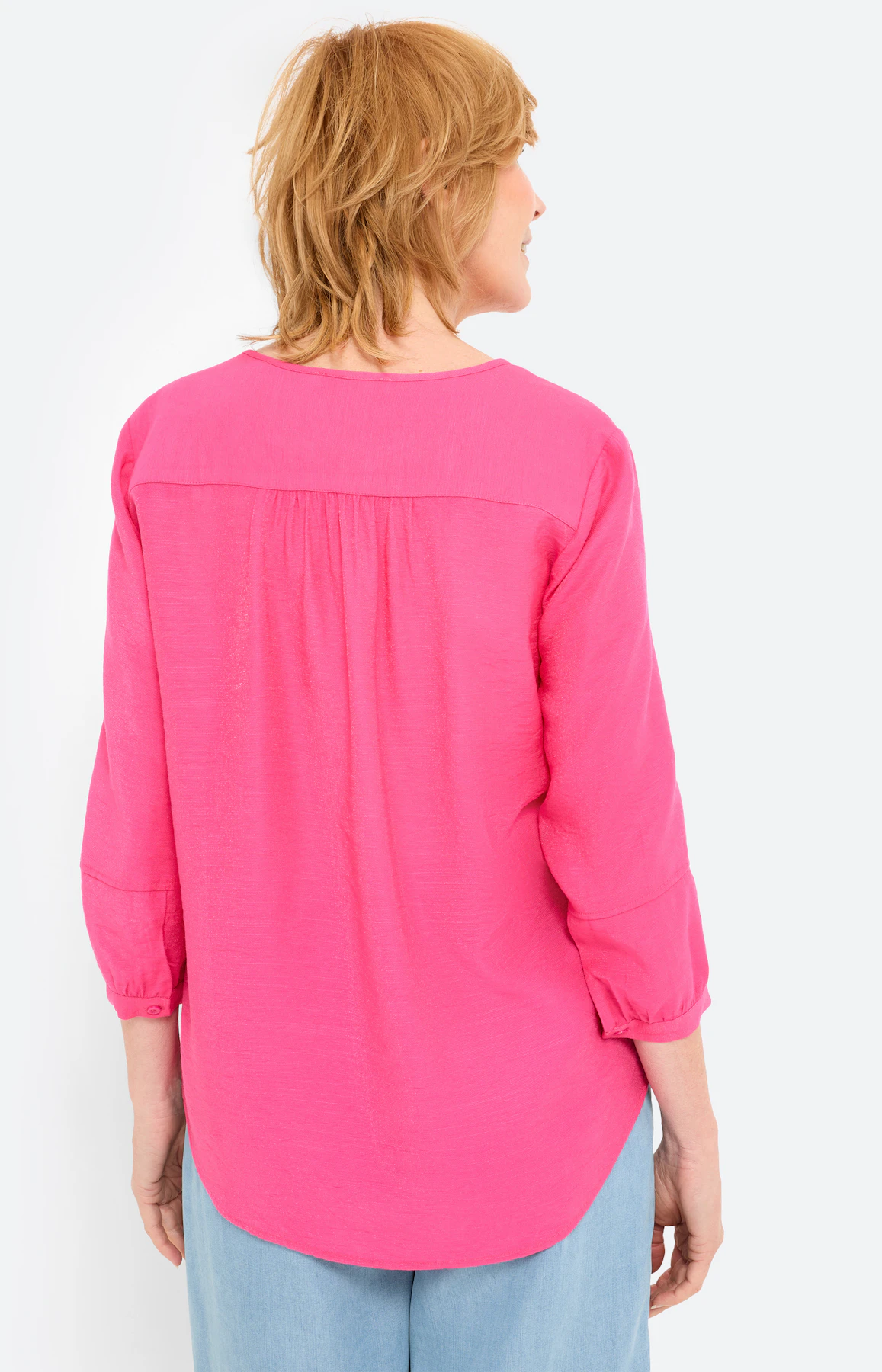 Blouse met een fijne structuur, pink