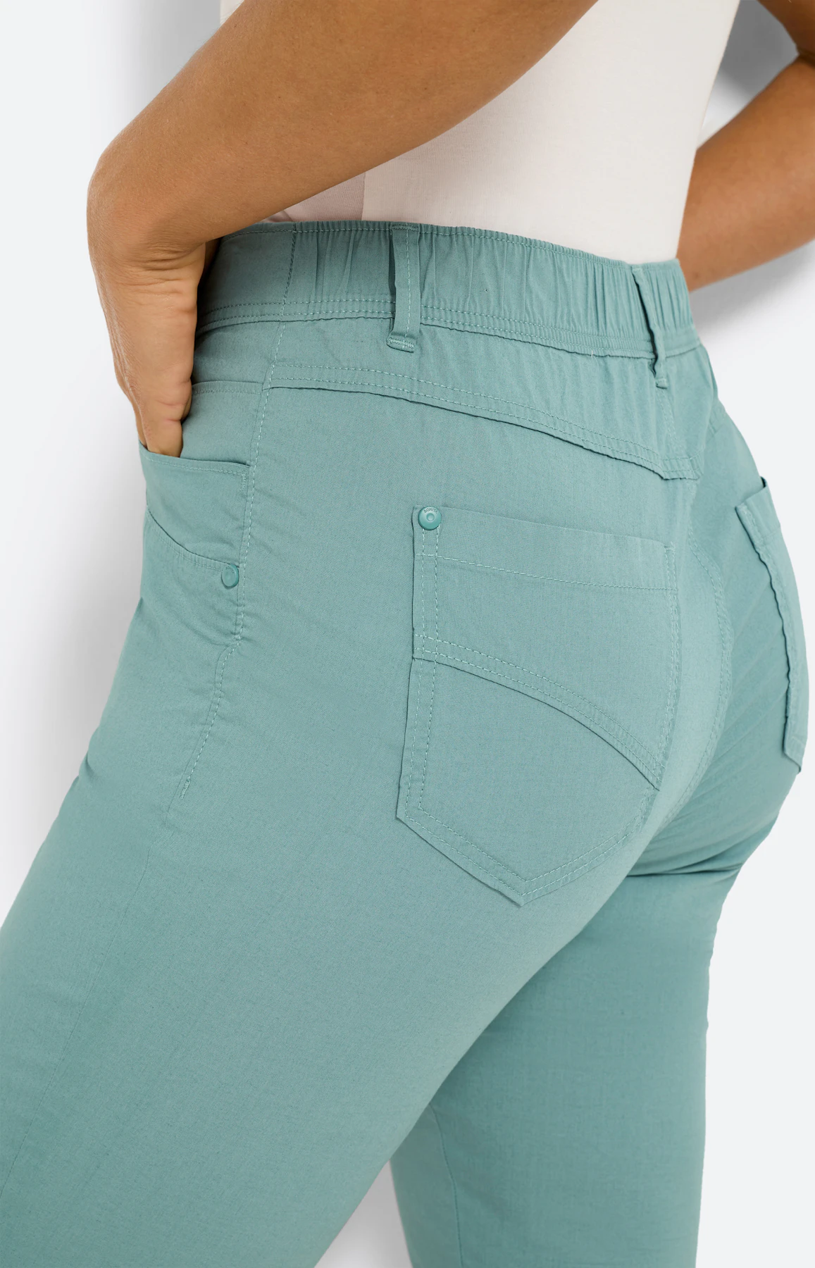 Capribroek van papertouch, aqua