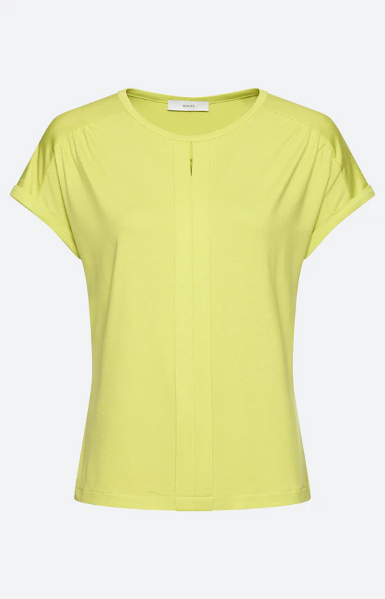 T-Shirt mit Eyelet, limette