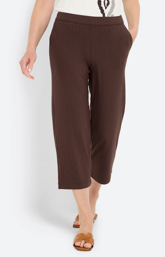 Culotte mit Stretchbund 24Inch, braun