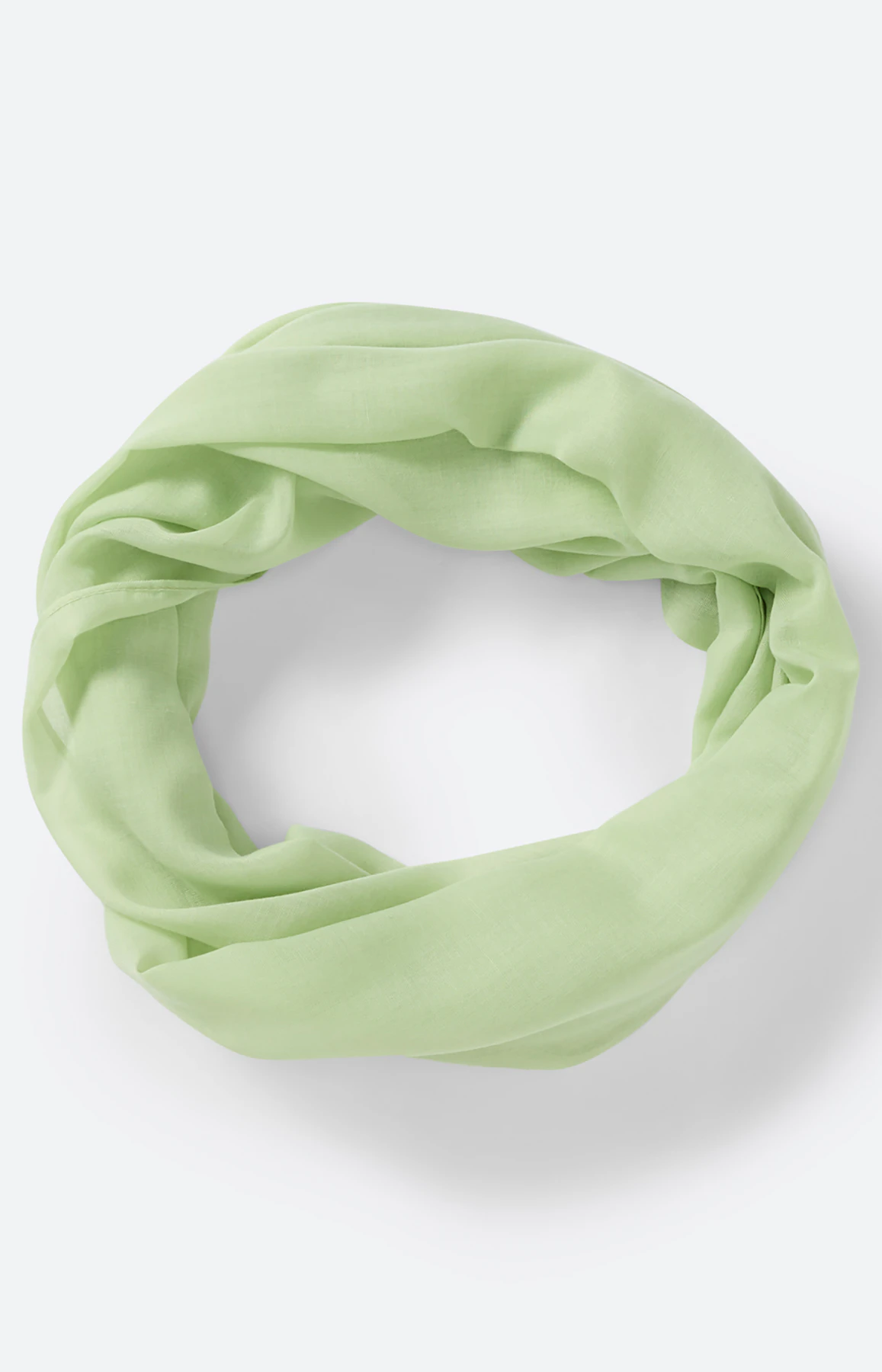 Colsjaal met transparantie, pistache