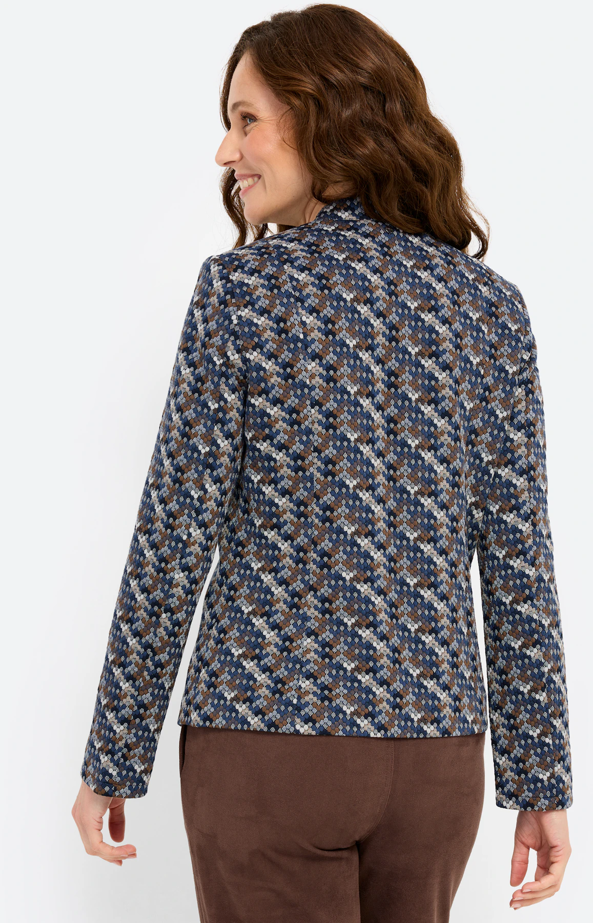 Blazer met structuur, navy