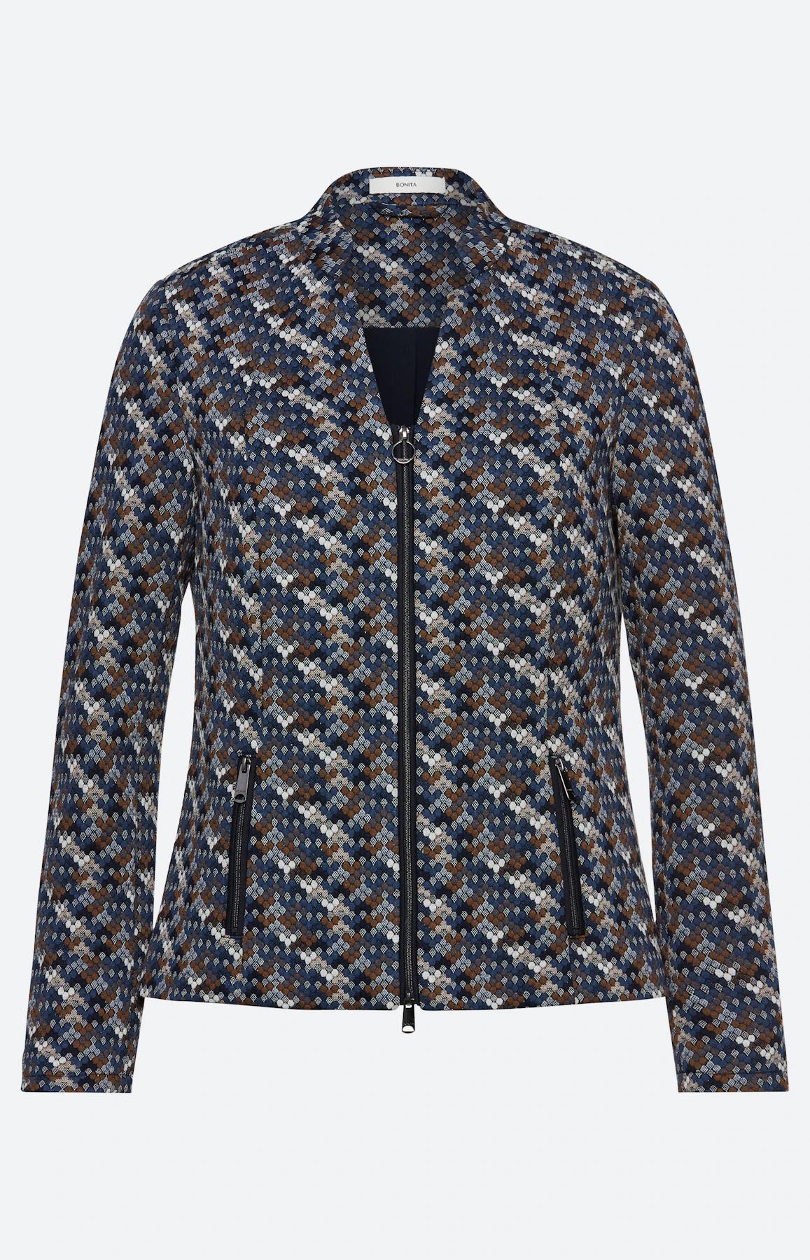 Blazer met structuur, navy