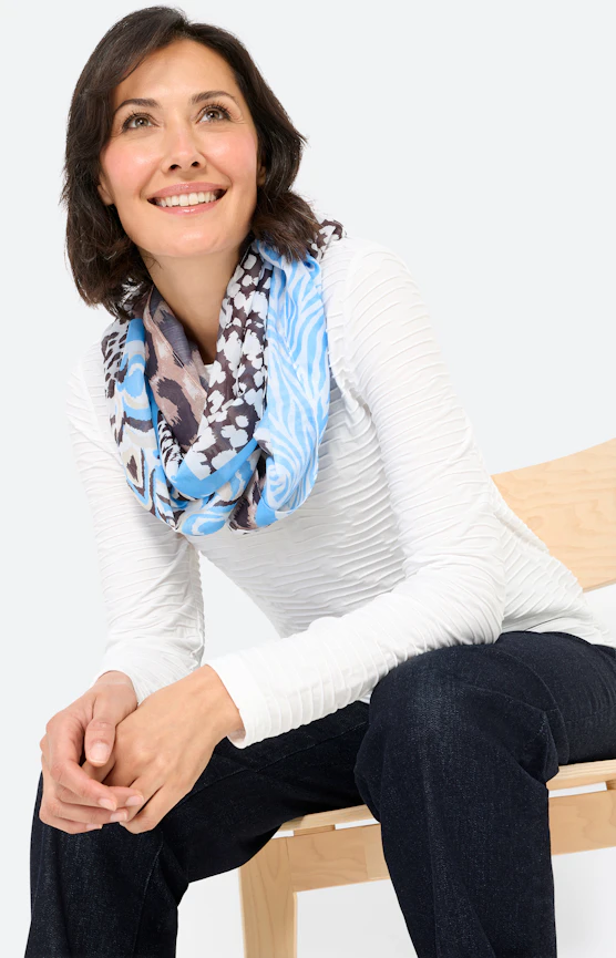 Colsjaal met motievenmix, multicolour