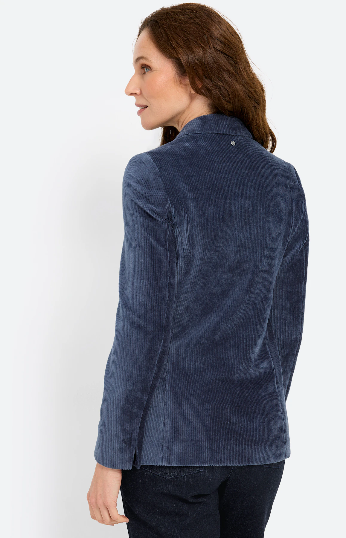 Blazer van cord, petrol