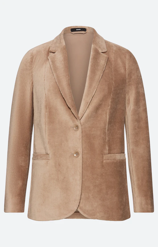 Blazer aus Cord, hellbraun