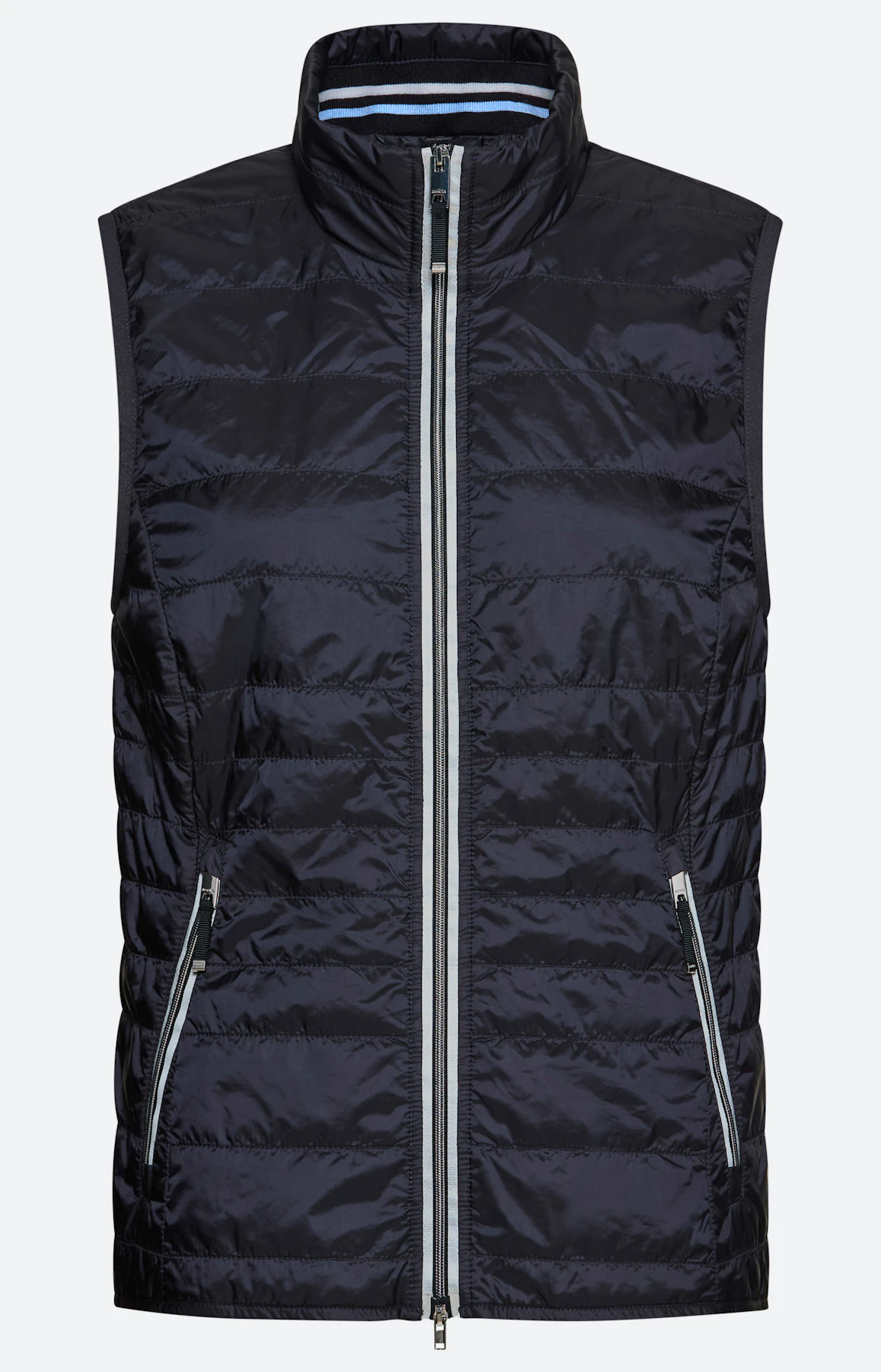 Bodywarmer met een opstaande kraag, navy