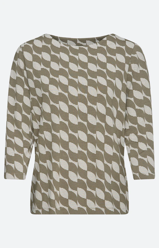 Shirt mit All Over-Print, khaki
