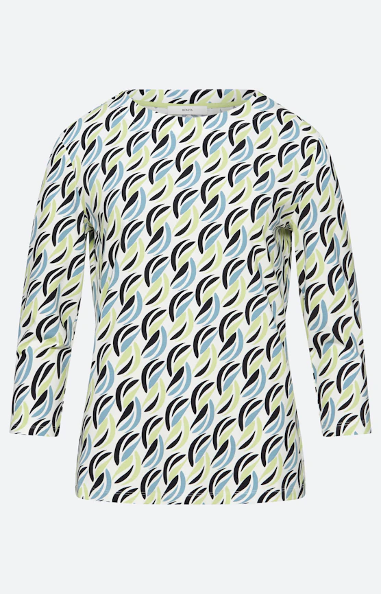 Shirt mit All Over-Print, pistazie